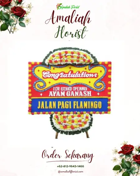 Sewa Papan Bunga Brahu